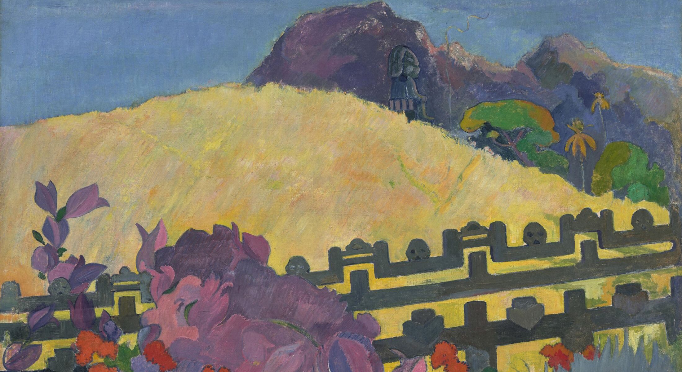 Paul Gauguin, Parahi te marae (The sacred mountain) 1892, Philadelphia Museum of Art, gift of Mr and Mrs Rodolphe Meyer de Schauensee 1980. Photo: courtesy of the Philadelphia Museum of Art