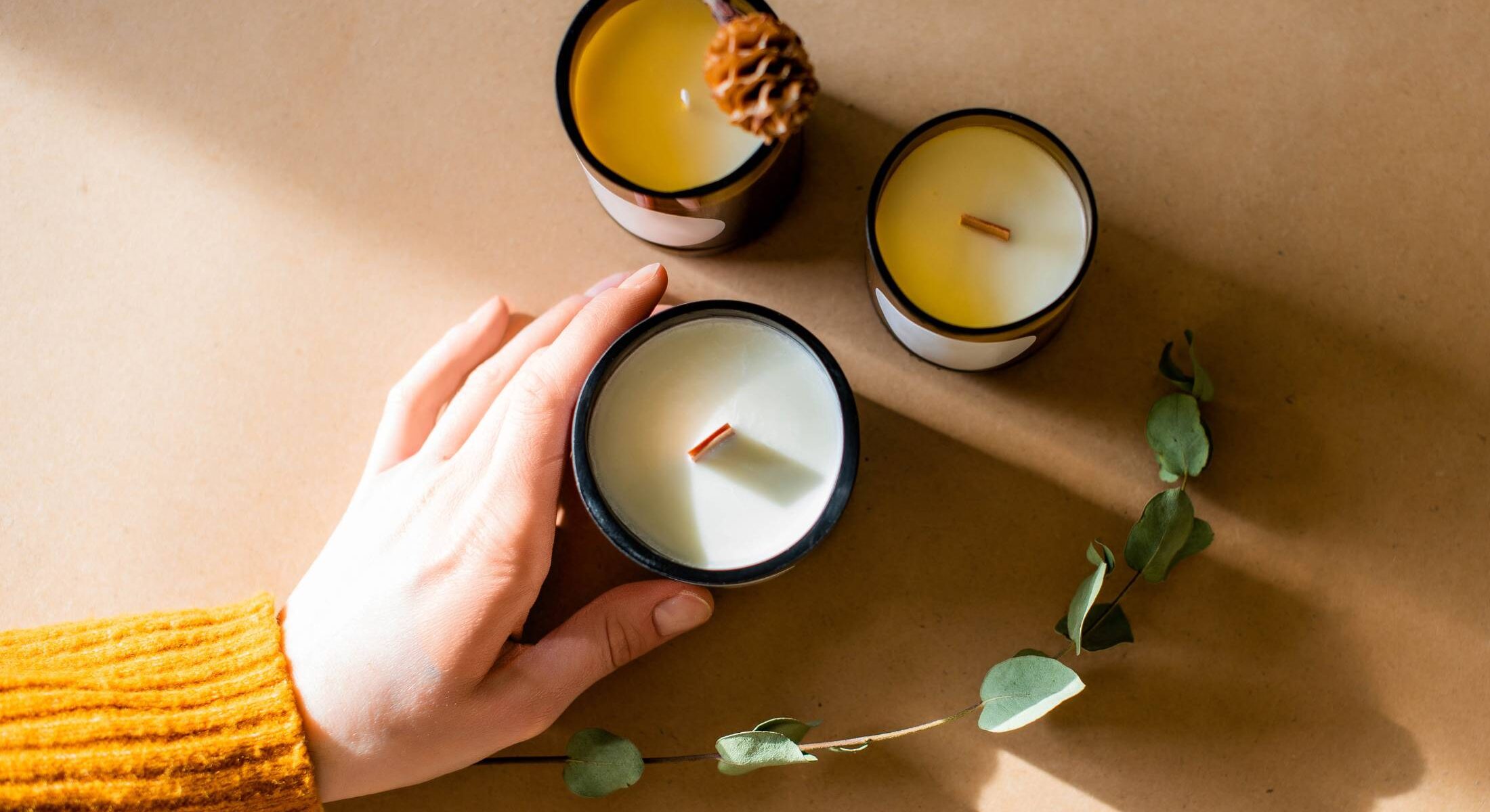 Find artisan candles at the Canberra handmade markets