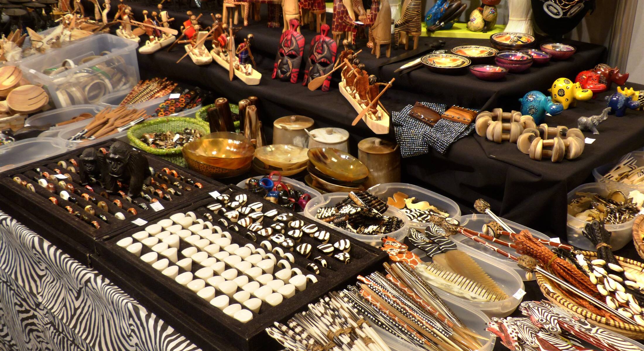 Find a range of unique ornaments and jewellery at the Canberra handmade markets