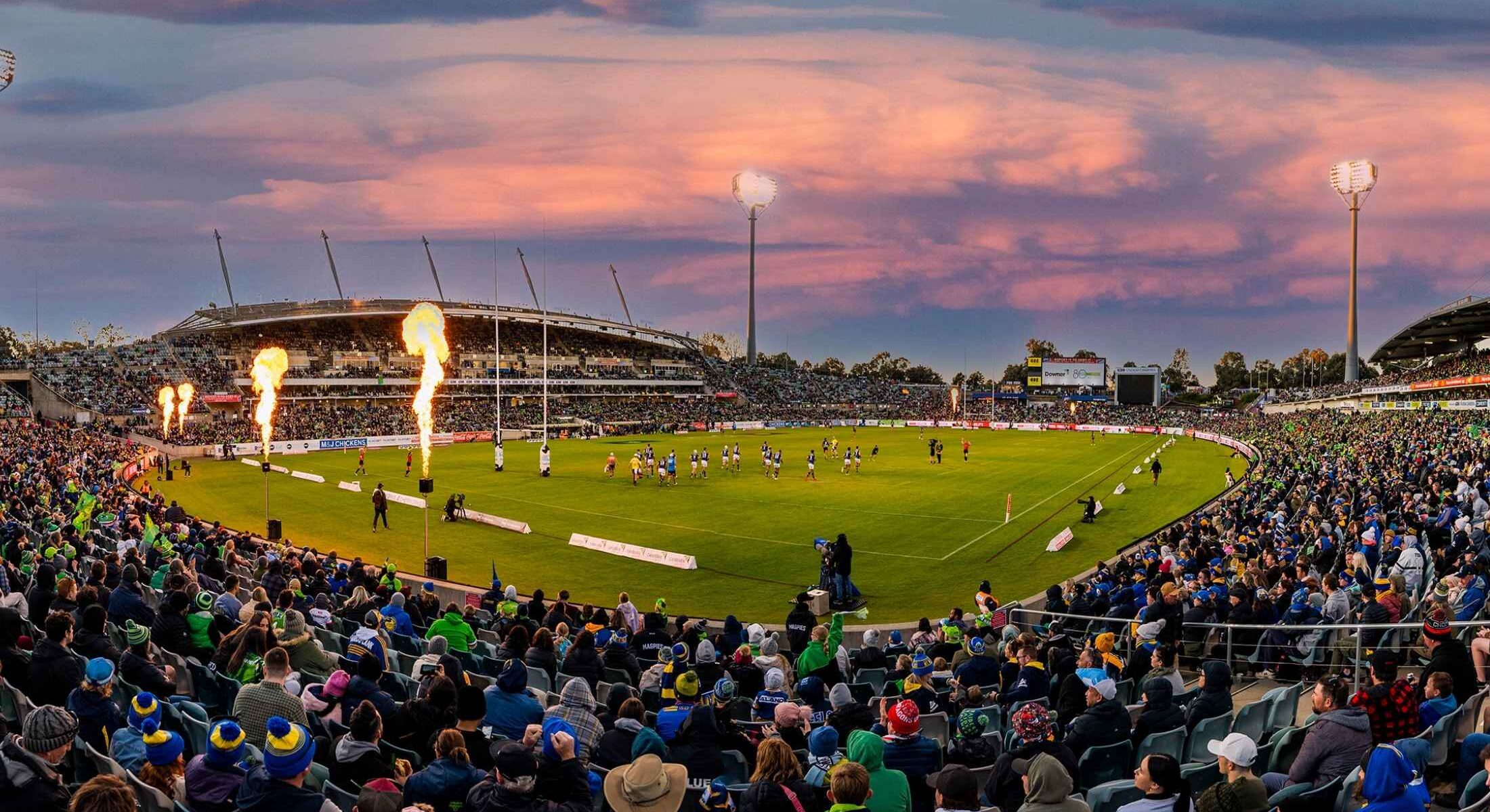 Gio Stadium in Canberra